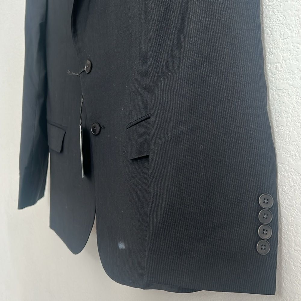 A|X Armani Exchange Wool Two-Button Blazer, Black, NWT, Size 38S - Picture 5 of 10